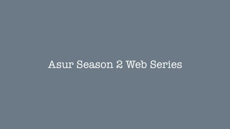 Asur Season 2 Web Series